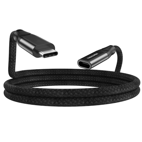 Thsucords 100W USB C Verlängerungs Kabel 0,3M, 10Gbps Stecker auf Buchse Kabel Datenübertragung Type C 20V/5A Schnelllade Unterstützt 4K@60Hz Thsucords 100W USB C Verlängerungs Kabel 0,3M, 10Gbps Stecker auf Buchse Kabel Datenübertragung Type C 20V/5A Schnelllade Unterstützt 4K@60Hz von Thsucords