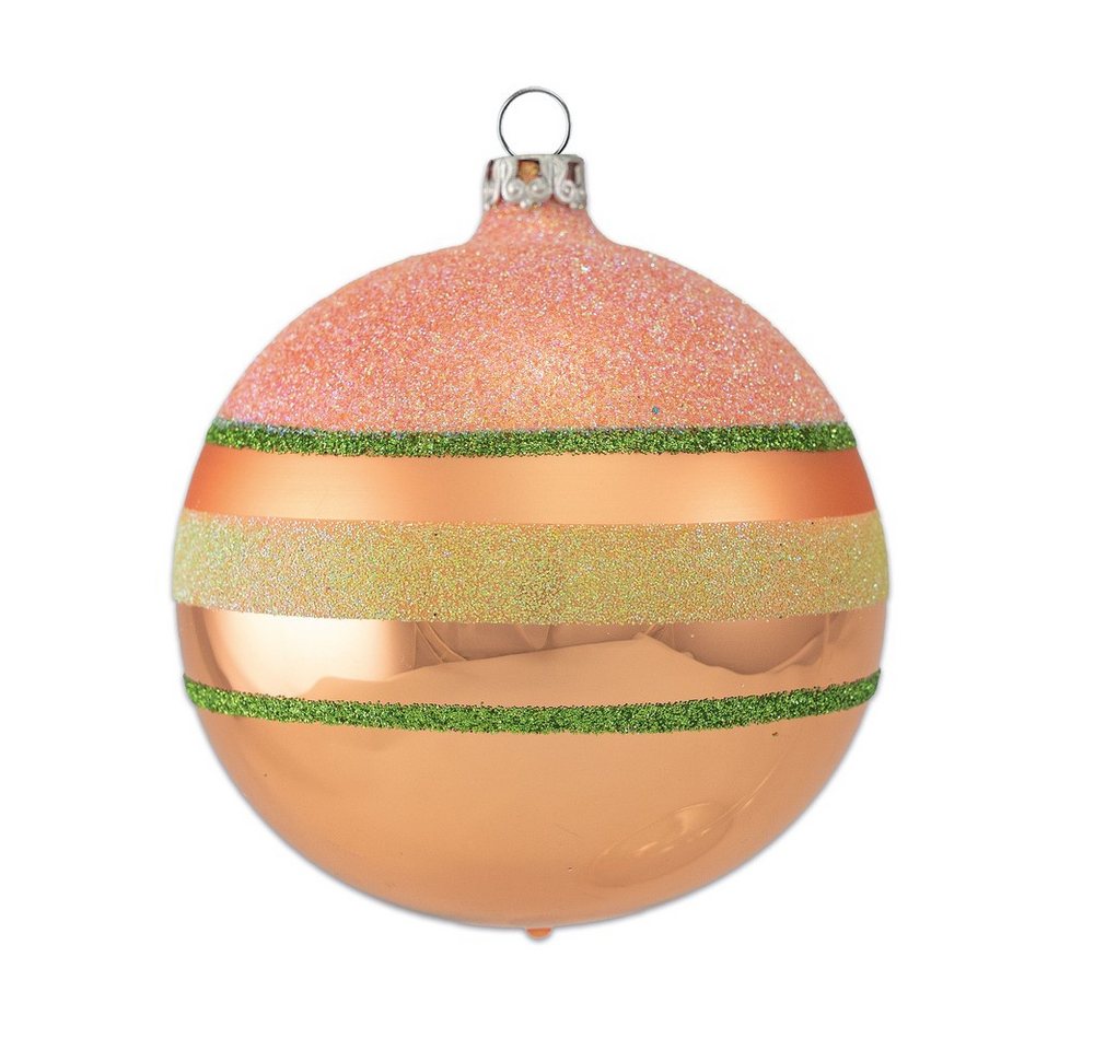 Thüringer Glasdesign Christbaumschmuck Weihnachtskugel glanz apricot 6cm Thüringer Glasdesign Christbaumschmuck Weihnachtskugel glanz apricot 6cm von Thüringer Glasdesign