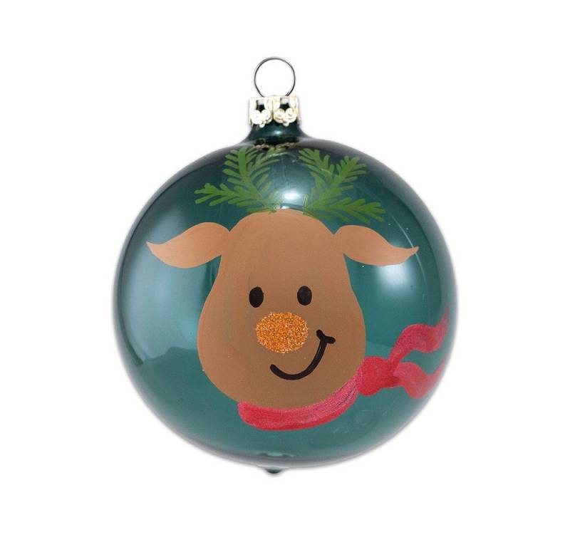Thüringer Glasdesign Christbaumschmuck Weihnachtskugel glanz farngrün 6cm Thüringer Glasdesign Christbaumschmuck Weihnachtskugel glanz farngrün 6cm von Thüringer Glasdesign