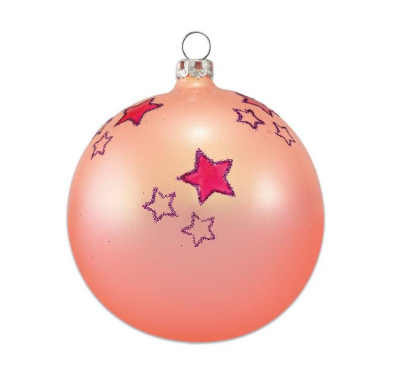 Thüringer Glasdesign Christbaumschmuck Weihnachtskugel matt hummer 6cm von Thüringer Glasdesign