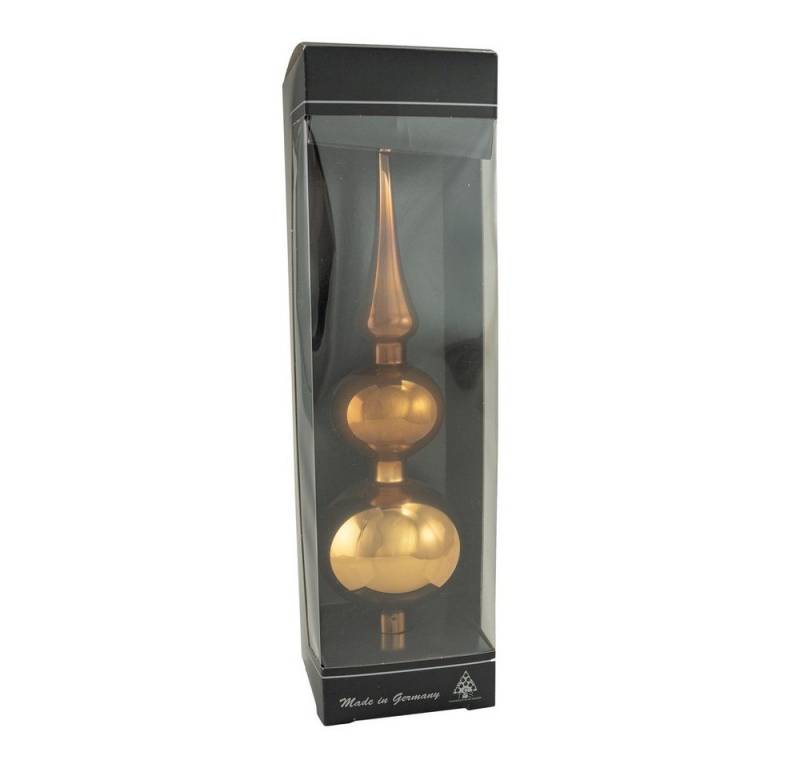 Thüringer Glasdesign Christbaumspitze Doppelspitze Zimtstern 31cm Thüringer Glasdesign Christbaumspitze Doppelspitze Zimtstern 31cm von Thüringer Glasdesign