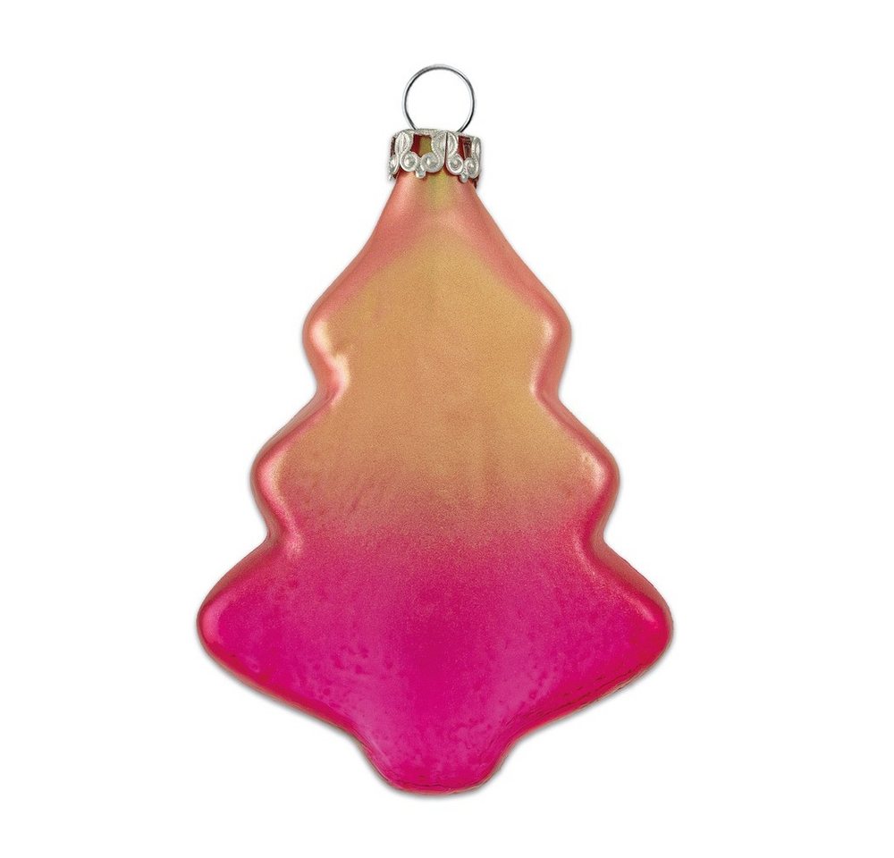 Thüringer Glasdesign Christbaumschmuck Christbaumschmuck Eis pink von Thüringer Glasdesign