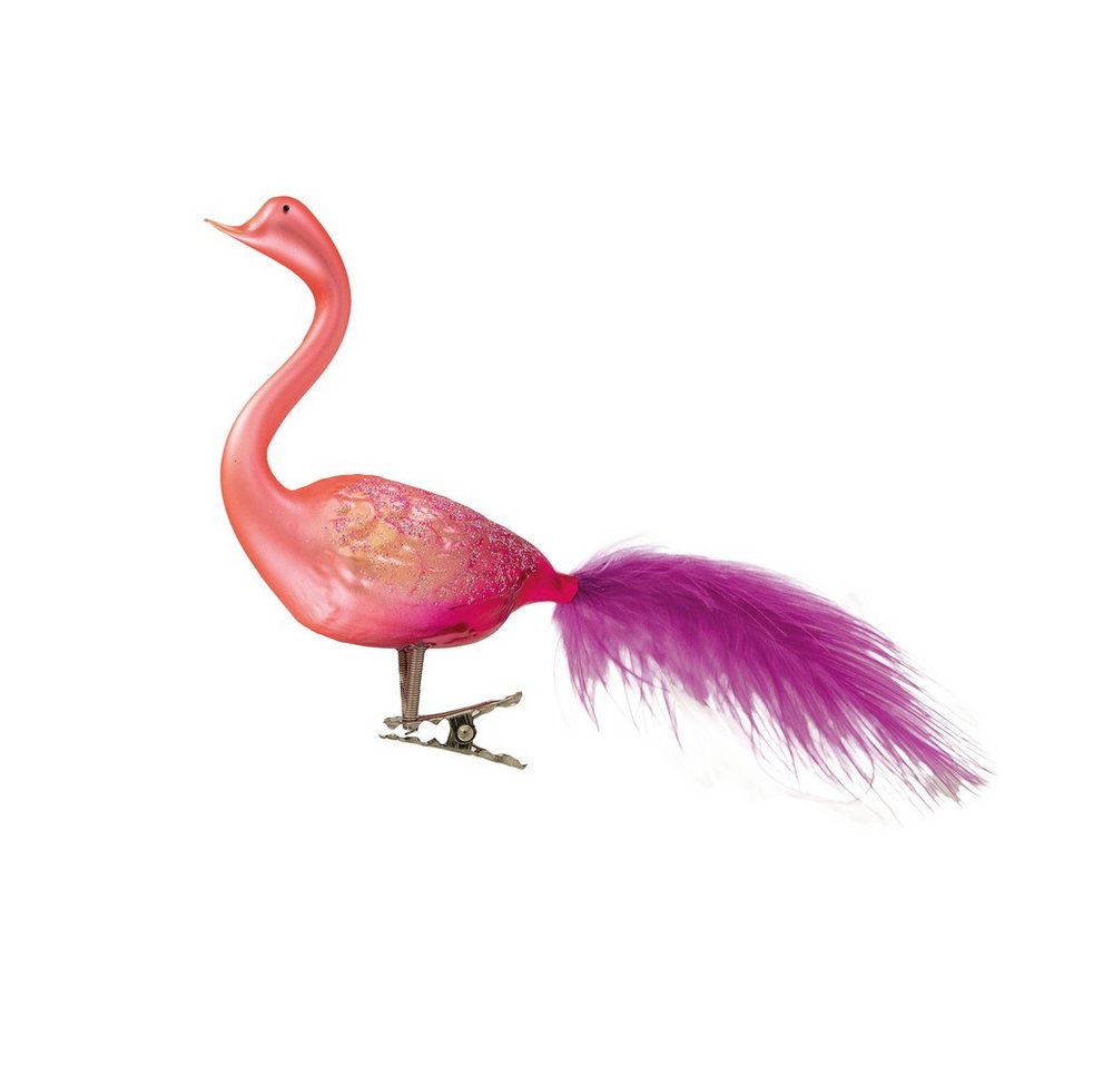 Thüringer Glasdesign Christbaumschmuck Christbaumschmuck Paradiesvogel hummer 11cm von Thüringer Glasdesign