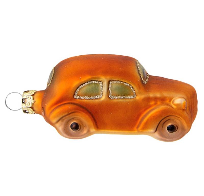 Thüringer Glasdesign Christbaumschmuck kleines Auto (1-tlg), mundgeblasen, handbemalt von Thüringer Glasdesign