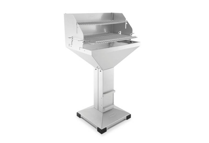 Thüros Holzkohlegrill T4 Direkt Plus Edelstahl Fußplatte Holzkohlegrill 40 x 60 cm von Thüros