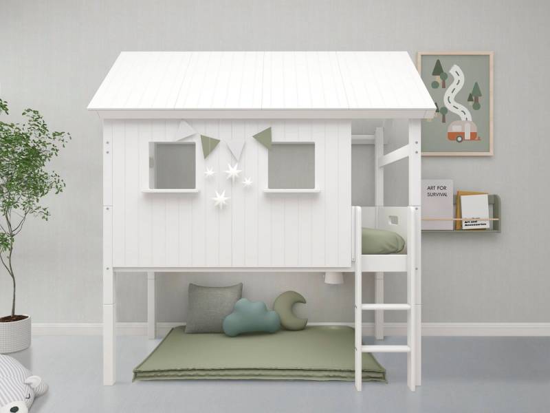 Thuka Spielbett Thuka Nordic (7-tlg), produziert by Flexa,Umbaubar in Einzelbett, incl Rollrost von Thuka