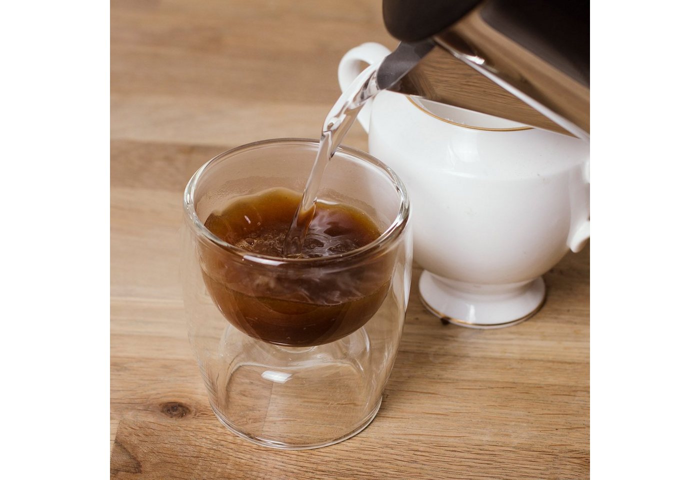 Thumbs Up Espressoglas Tasse Upside Down Espresso Mug" - SingleDouble Glas, Glas" von Thumbs Up