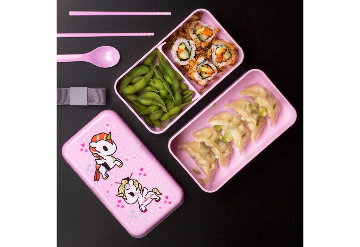 Thumbs Up Lunchbox tokidoki - Bento Box, Kunststoff, inkl. Besteck von Thumbs Up