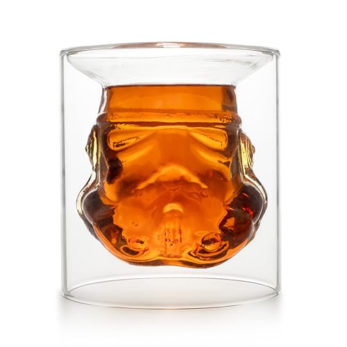 Original Stormtrooper umgekehrtes Whiskyglas, transparent, für Whiskey, Bourbon und Scotch, 150 ml, perfektes Whiskyglas-Geschenk für Männer – ThumbsUp! von THUMBS UP