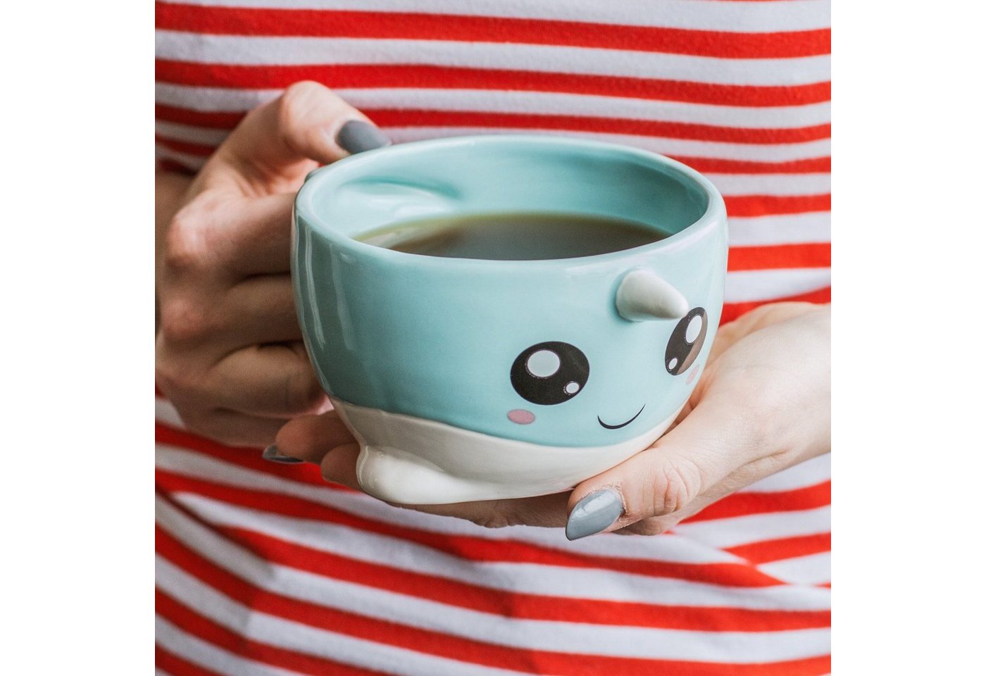 Thumbs Up Tasse Narwal Narwhal Mug", Keramik" von Thumbs Up