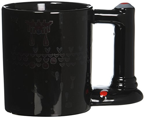 Thumbs Up RETARCMUG Tasse Retro Arcade, Keramik, schwarz, 16 x 11.5 x 10 cm von Thumbs Up