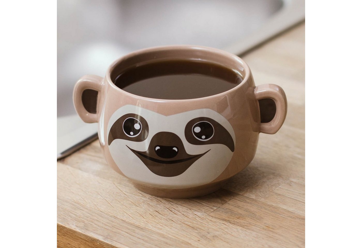 Thumbs Up Tasse Sloth Mug" - Faultier Tasse, Keramik" von Thumbs Up