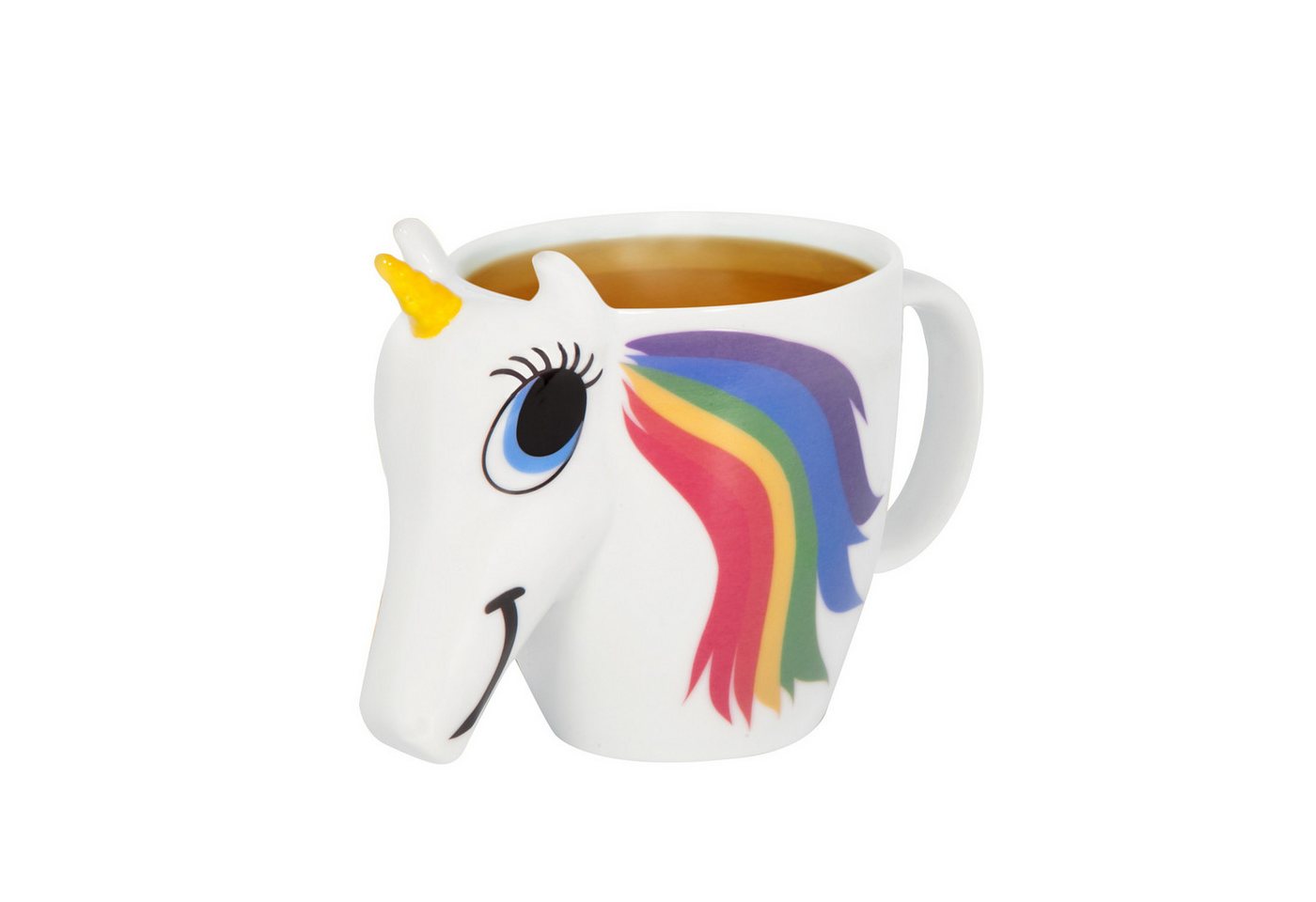 Thumbs Up Tasse Tasse "Unicorn Mug" - Einhorn Tasse mit Farbwechsel, Keramik, Farbwechseleffekt Thumbs Up Tasse Tasse "Unicorn Mug" - Einhorn Tasse mit Farbwechsel, Keramik, Farbwechseleffekt von Thumbs Up