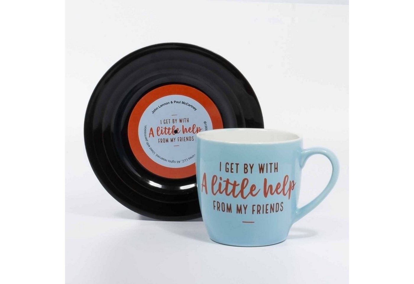 Thumbs Up Tasse Tassen-Set Lyrical Mug" Friends - Lennon & McCartney, Keramik" von Thumbs Up