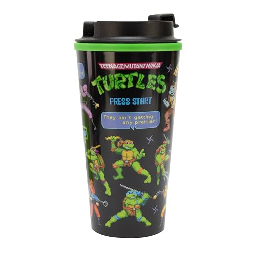 ThumbsUP Ninja Turtles TMNT Kaffeebecher, Isolierter Kaffeebecher Design, 450 ml, Offizielles Merch von Thumbs Up