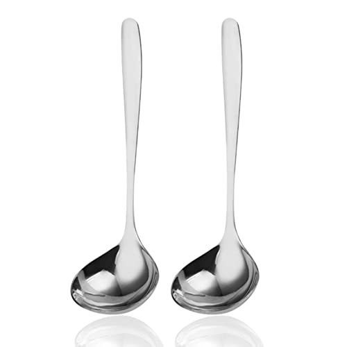 (Set of 2) Stainless Steel Buffet Serving Spoon 8 3/8 Inch by Thunder Group von Thunder Group