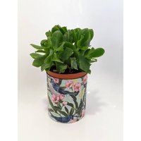 Floraler Blumentopf, Personalisierter Übertopf, Upcycled Kleiner Wähle Dein Design von ThunderBoltLightTins