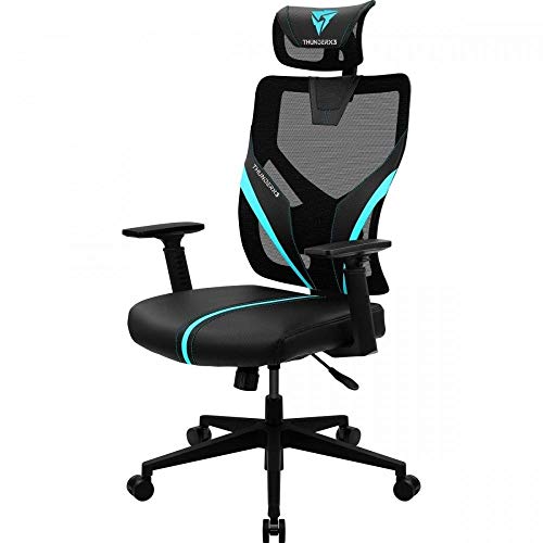 ThunderX3 YAMA Spielstuhl, Gaming Stühle Chair PC, Ergonomisch, Schreibtischstuhl, Buerostuhl mit Verstellbarer Rueckenlehne, Gesund Zurück von ThunderX3