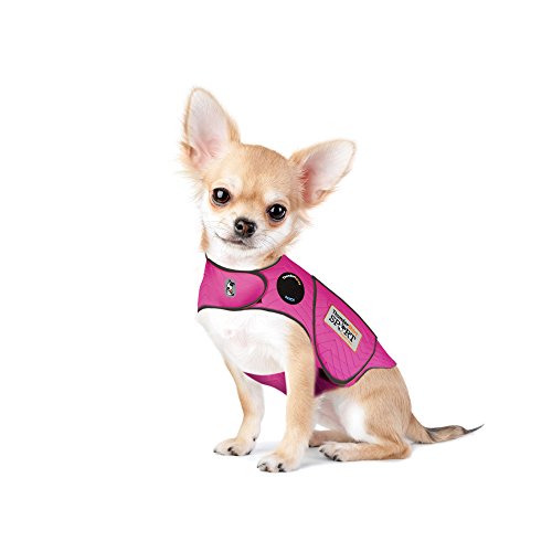 Thundershirt Hundebekleidung Thundershirt Hunde-Angstjacke, Fuchsia, Größe XXS von Thundershirt