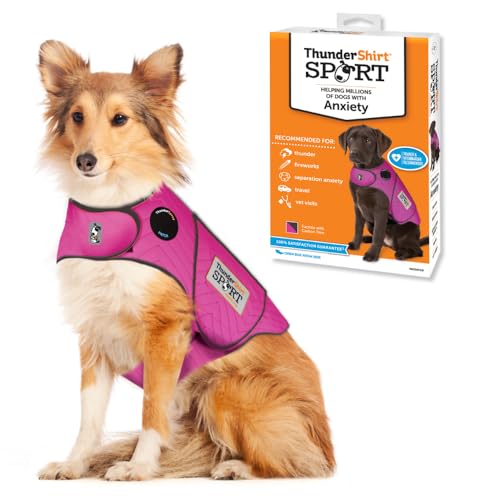 ThunderShirt Hundeweste für Hunde, Größe L, Fuchsia, zur Linderung von Angstzuständen von Thundershirt