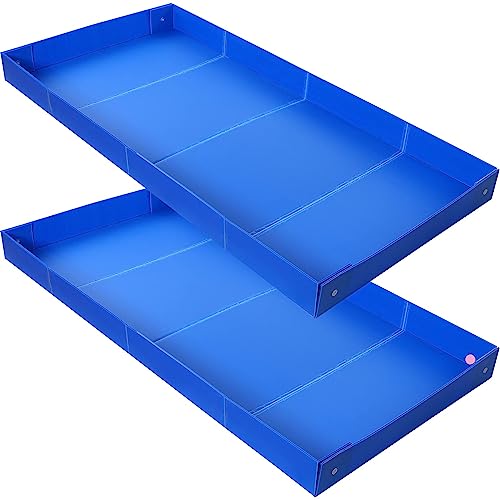 Thyle Meerschweinchen-Käfigeinlage aus Wellpappe, 2 x 4 Paneele, Größe 55 L x 27 W, Kunststoff-Käfigauskleidung für Meerschweinchen, Igel, Kaninchen, Kleintierkäfige, Blau, 2 Stück von Thyle