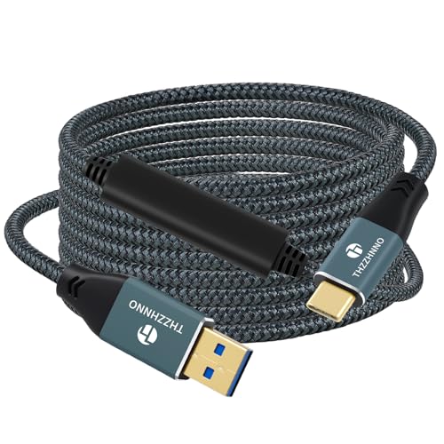 Thzzhnno USB A auf USB C Kabel 8M, USB 3.1 USB 3.2 Gen2 10 Gbit/s Datenübertragungskabel für Samsung Galaxy/iPhone 15/MacBook Pro/iPad Pro von Thzzhnno