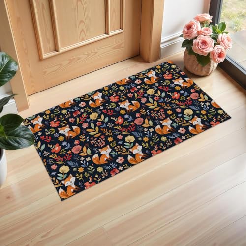 Ti Caldi Fußmatte für den Innenbereich, 75 x 43 cm, bunte Blume, Willkommens-Vliesstoff, Fußmatten für Eingang, Küche, Schlafzimmer, rutschfeste Vlies-Bodenmatte für Heimdekoration, Geschenke Ti Caldi Fußmatte für den Innenbereich, 75 x 43 cm, bunte Blume, Willkommens-Vliesstoff, Fußmatten für Eingang, Küche, Schlafzimmer, rutschfeste Vlies-Bodenmatte für Heimdekoration, Geschenke von Ti Caldi