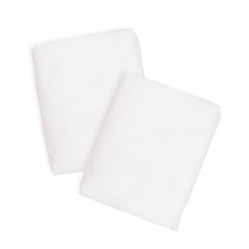 Matratzenschoner aus Mikrofaser für Babykrippe | 60 x 120 cm | Wasserdicht | | mit Gummi verstellbar | Anti bakteriell | 2 Stück von Ti TIN