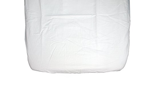 Ti Tin | 2er Packung Spannbetttücher für Kinderbett | 100% Baumwolle in weiss | Verstellbar mit Gummizug | 35 x 75 cm von Ti TIN