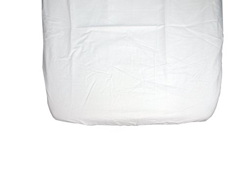 Ti Tin | 2er Packung Spannbetttücher für Kinderbett | 100% Baumwolle in Weiss | Verstellbar mit Gummizug | 35 x 75 cm von Ti TIN