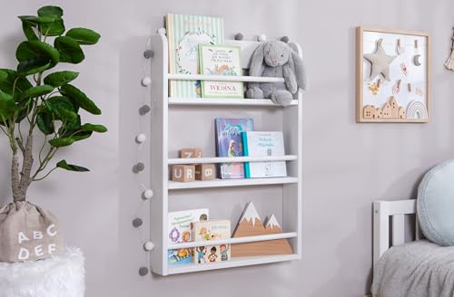TiCAA Kinder Bücherregal Toni 55x80 & 60x130 von TiCAA