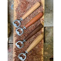 Flaschenöffner Aus Pflaumenholz Flaschenöffner Aus Pflaumenholz von TiKoWoodworks