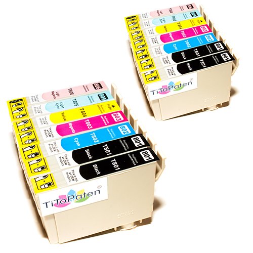 14x kompatible Premium Druckerpatrone Für den Drucker Epson Stylus Photo RX 585 Hohe Kapazität! 14x kompatible Premium Druckerpatrone Für den Drucker Epson Stylus Photo RX 585 Hohe Kapazität! von TiToPaten