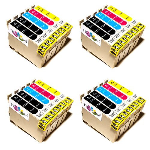 20x Premium Tintenpatronen kompatibel für Epson Stylus SX 205, SX 210, SX 215, SX 218, SX 400. - 8X BK, 4X Cy, 4X Ma, 4X Ye - Lstg: 18ml 20x Premium Tintenpatronen kompatibel für Epson Stylus SX 205, SX 210, SX 215, SX 218, SX 400. - 8X BK, 4X Cy, 4X Ma, 4X Ye - Lstg: 18ml von TiToPaten