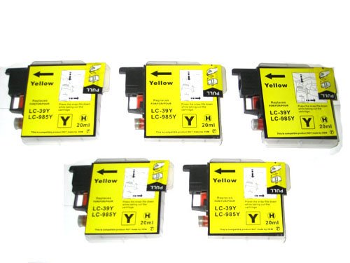 5X Brother DCP J 315 W Kompatible XL Druckerpatronen in Gelb. Sehr Gute Laufleistung und Preiswert!!! von TiToPaten