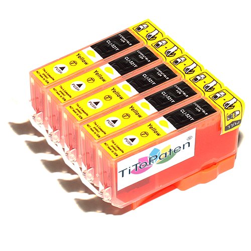 5X Canon Pixma MX 870 Premium XL Druckerpatronen in Gelb. Sehr Gute Laufleistung und Preiswert!MIT CHIP!!! von TiToPaten