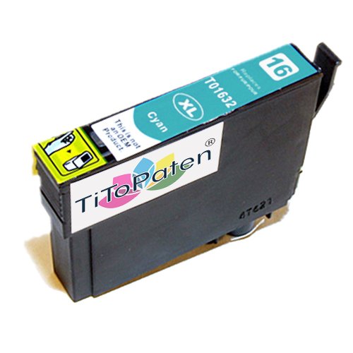 TiToPaten®* 1 Druckerpatrone kompatibel zu Epson Workforce WF-2630 WF in blau von TiToPaten