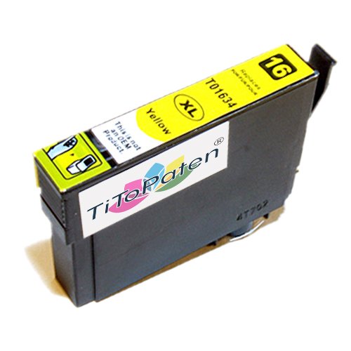 TiToPaten®* 1 Druckerpatrone kompatibel zu Epson Workforce WF-2630 WF in gelb von TiToPaten