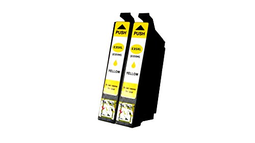 TiToPaten* 2X kompatible XL Druckerpatronen ersetzt Typ T3594 - Yellow - passend für Epson Workforce Pro WF-4720 DWF von TiToPaten