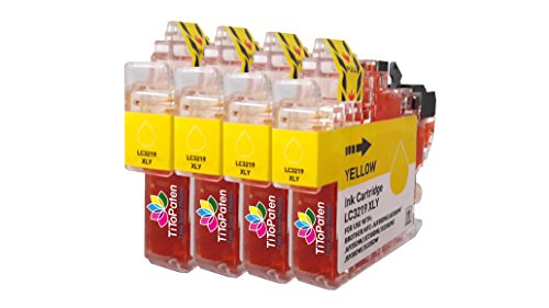 TiToPaten* 4X kompatible Patronen LC-3219XL Yellow // Ersatz für Brother MFC-J 5330 DW XL TiToPaten* 4X kompatible Patronen LC-3219XL Yellow // Ersatz für Brother MFC-J 5330 DW XL von TiToPaten