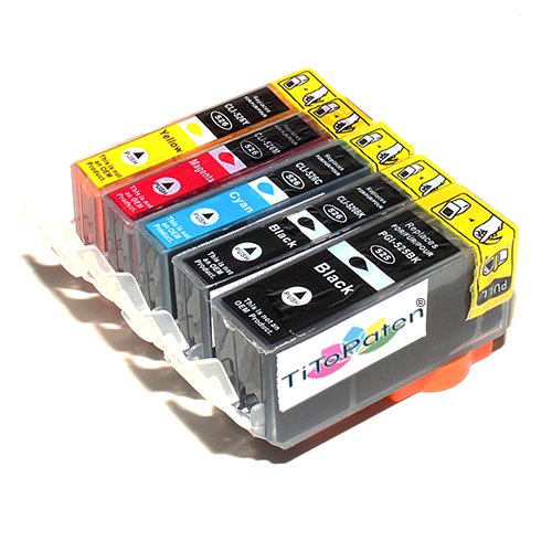 TiToPaten* - 5X Canon Pixma MG 5350 kompatible XL Druckerpatronen - Schwarz,Cyan,Magenta,Gelb,Photo Schwarz - Patrone MIT CHIP !!!Hohe Laufleistung!!! TiToPaten* - 5X Canon Pixma MG 5350 kompatible XL Druckerpatronen - Schwarz,Cyan,Magenta,Gelb,Photo Schwarz - Patrone MIT CHIP !!!Hohe Laufleistung!!! von TiToPaten