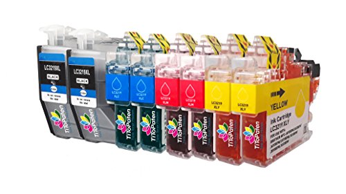 TiToPaten* 8X kompatible Tintenpatronen LC-3219XL für MFC-J 5330 DW XL *2X Schwarz; 2X Cyan; 2X Magenta; 2X Yellow* TiToPaten* 8X kompatible Tintenpatronen LC-3219XL für MFC-J 5330 DW XL *2X Schwarz; 2X Cyan; 2X Magenta; 2X Yellow* von TiToPaten