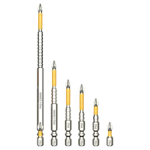 Tiajingzi Bohreraufsätze Für Schrauben, Magnetzugbits-Satz Sechskant, Ergonomische Rutschfeste Präzise Bohrereinsätze Für Hobby Handwerk Dachinstallation Sanitär Hausgeräte Metallverarbeitung Tiajingzi Bohreraufsätze Für Schrauben, Magnetzugbits-Satz Sechskant, Ergonomische Rutschfeste Präzise Bohrereinsätze Für Hobby Handwerk Dachinstallation Sanitär Hausgeräte Metallverarbeitung von Tiajingzi