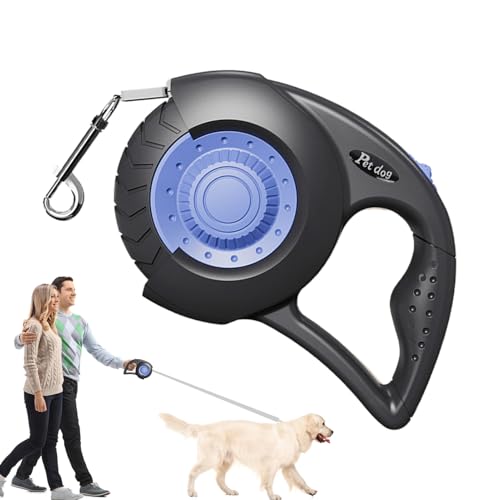 Tiajingzi Einziehbare Hundeleine | 5 Meter Leine Für Nachtspaziergänge | Tragbare Leine Mit Bremse Für Training Und Spaziergang,Draußen Garten Camping Spazieren Tiajingzi Einziehbare Hundeleine | 5 Meter Leine Für Nachtspaziergänge | Tragbare Leine Mit Bremse Für Training Und Spaziergang,Draußen Garten Camping Spazieren von Tiajingzi