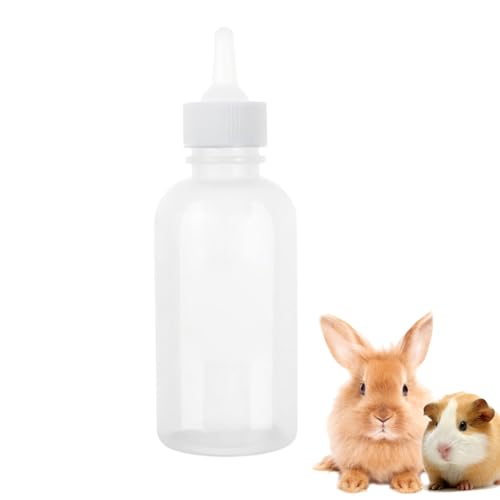 Tiajingzi Kätzchen Milchflasche | Anti-Verschlucken Haustierfütterer,120 Ml Weiche Trinkflasche Für Katzen Welpen Hamster Camping Reisen Auto Zu Hause von Tiajingzi