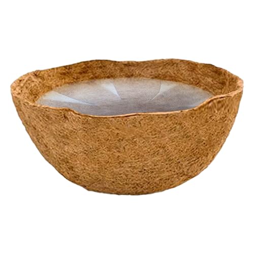 Tiajingzi Kokospalmenmatte, Korbeinlage aus Kokospalmen - Strapazierfähige natürliche Kokoseinlage für Blumenkörbe, Wandpflanzgefäße und Topfmatten - Terrarium-Blumentöpfe-Auskleidung, Dicke und Tiajingzi Kokospalmenmatte, Korbeinlage aus Kokospalmen - Strapazierfähige natürliche Kokoseinlage für Blumenkörbe, Wandpflanzgefäße und Topfmatten - Terrarium-Blumentöpfe-Auskleidung, Dicke und von Tiajingzi