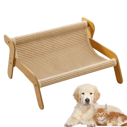 Tiajingzi Kratzbett für Katzen, Kratzkrallen-Lounge – Sisal-Holz-Kratzer, gemütlicher Möbelschutz für Haustiere, Indoor-Trainingsbereich, Katzenaktivitätsraum Tiajingzi Kratzbett für Katzen, Kratzkrallen-Lounge – Sisal-Holz-Kratzer, gemütlicher Möbelschutz für Haustiere, Indoor-Trainingsbereich, Katzenaktivitätsraum von Tiajingzi