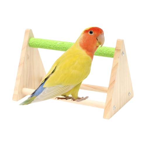 Tiajingzi Sittich-Sitzstangen aus Holz, Vogel-Spielplatz, dreieckige Papageien-Sitzstange, Trainingsständer für Sittiche, Kanarienvögel, Nymphensittiche, Finken, Innen- und Außenbereich, Käfigzubehör Tiajingzi Sittich-Sitzstangen aus Holz, Vogel-Spielplatz, dreieckige Papageien-Sitzstange, Trainingsständer für Sittiche, Kanarienvögel, Nymphensittiche, Finken, Innen- und Außenbereich, Käfigzubehör von Tiajingzi