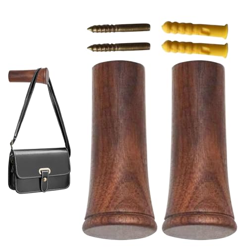 Tiajingzi Wandhaken Aus Holz,2-Teilig Wandmontiert Hutschrank Kleiderbügel,Robuster Aufbewahrungshalter für | Einweihung Weihnachten Geschenk Tiajingzi Wandhaken Aus Holz,2-Teilig Wandmontiert Hutschrank Kleiderbügel,Robuster Aufbewahrungshalter für | Einweihung Weihnachten Geschenk von Tiajingzi