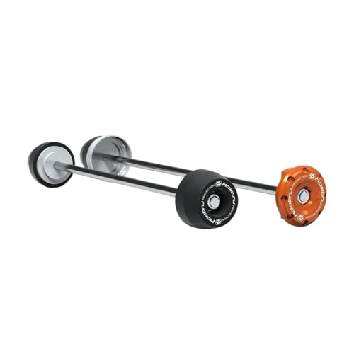 TianChuangs Motorräder Rahmen Schieberegler Motorrad Vorne Hinten Rad Hub Rad Achse Gabel Crash Sliders Schutz Fit for KTM 1390 Super Duke R 2024 Motor Crash Schutz(A Set) von TianChuangs